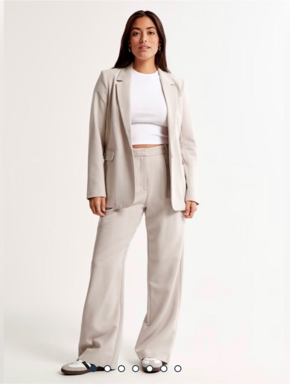 New Abercrombie & Fitch High Rise Ultra Wide Leg Trousers Size 34